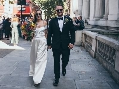 Embracing Wedding Trousers